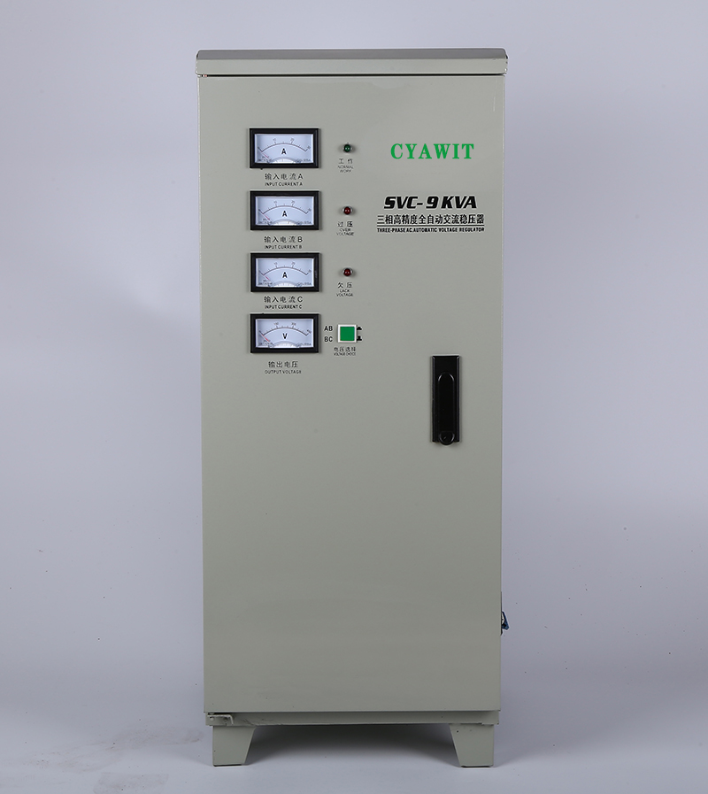 SVC-9KVA Three phase AC Voltage Stabilizer