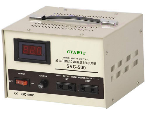 AVR/SVC-500VA Single phase AC voltage regulator